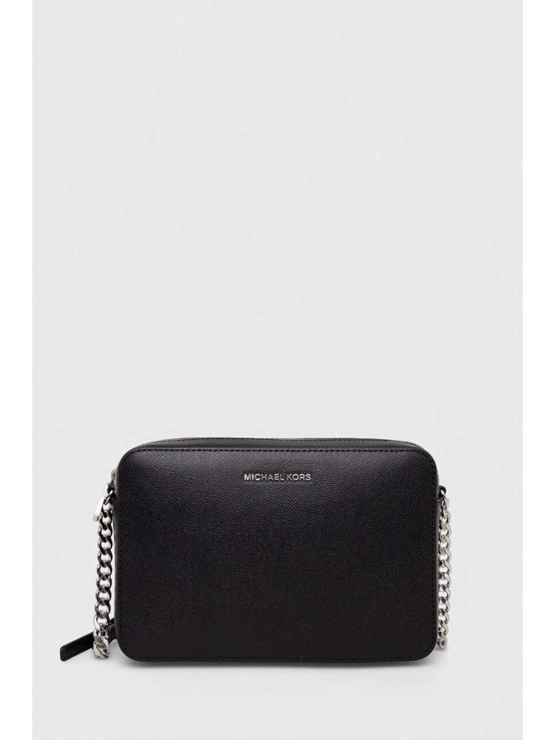 Kožená kabelka MICHAEL Michael Kors černá barva